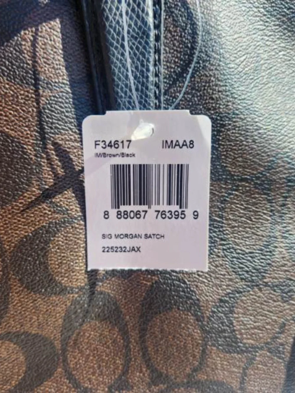 COACH MORGAN SIG SATCHEL HANDBAG F34617 - Picture 5 of 9
